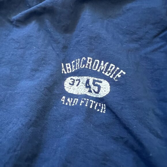 Abercrombie & Fitch Navy Blue & Yellow Warmup Pants - Picture 5 of 6